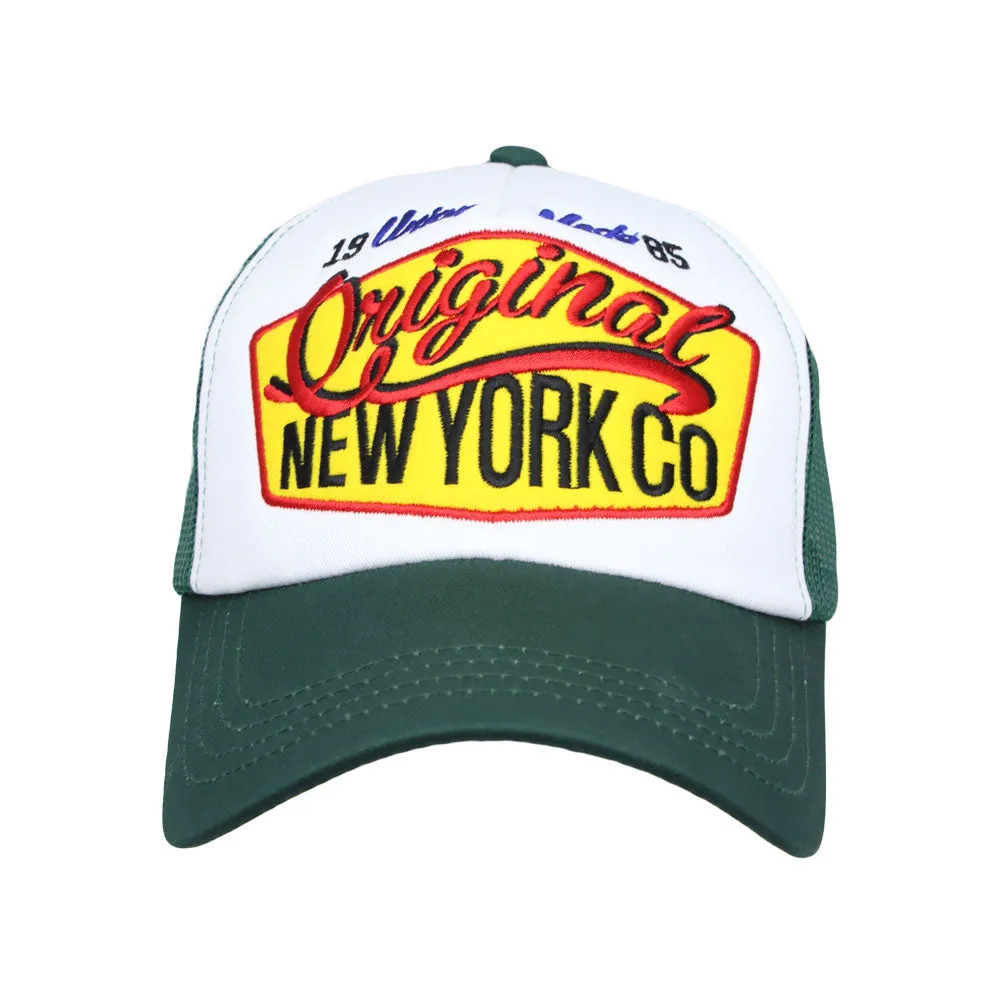 Cotton Baseball Cap Colorful Meshed New York Embroidery Hat For Men Women CTM1399