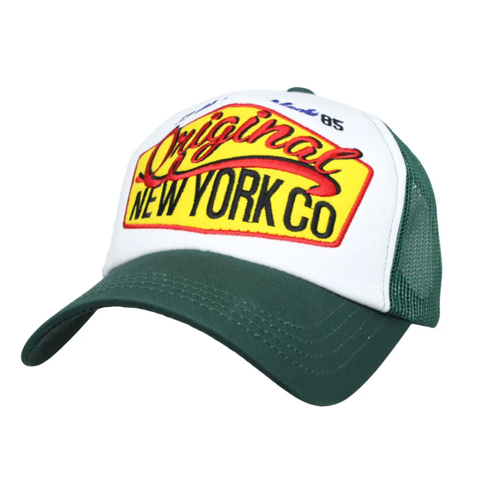 Cotton Baseball Cap Colorful Meshed New York Embroidery Hat For Men Women CTM1399