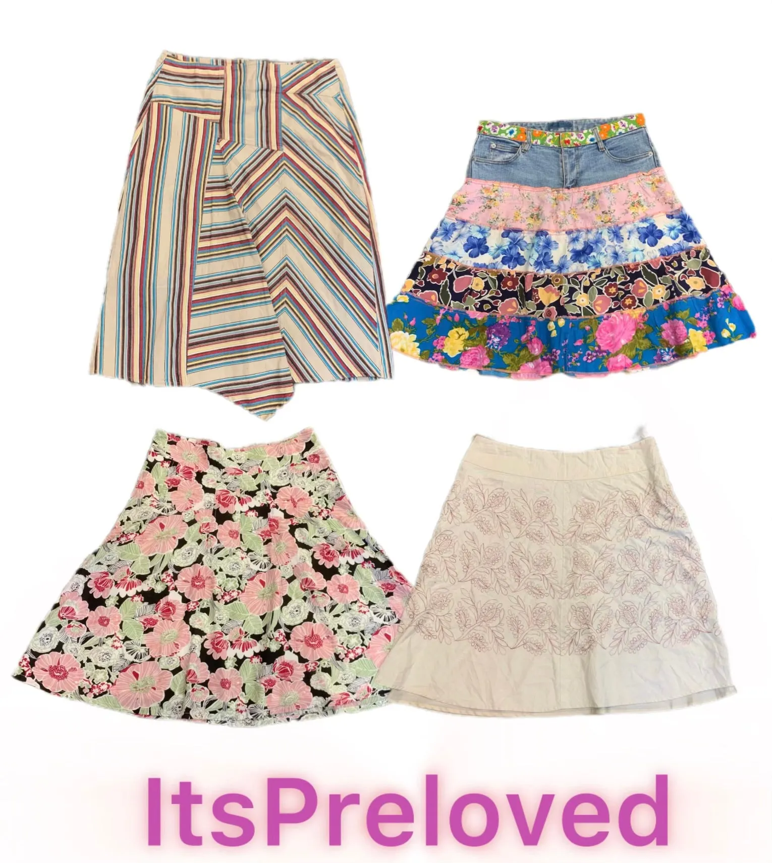 Cotton Blend Skirts(RX-869)