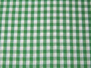 Cotton Blends Gingham Emerald