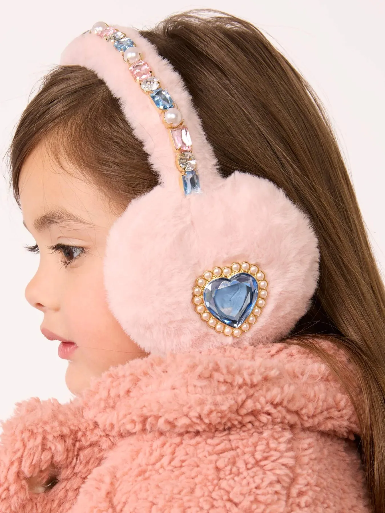 Cotton Candy Jeweled Earmuffs