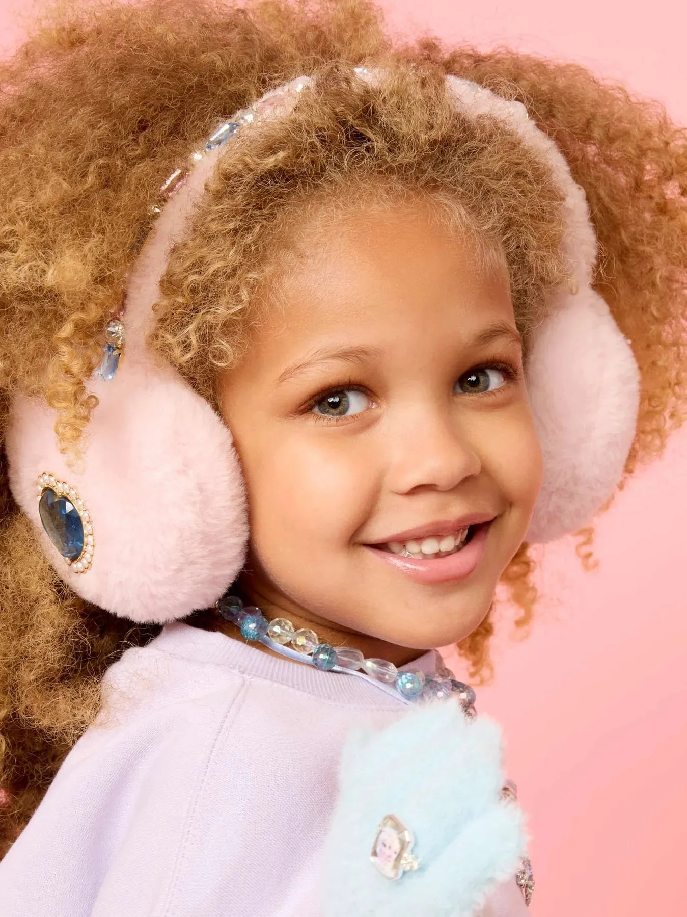 Cotton Candy Jeweled Earmuffs