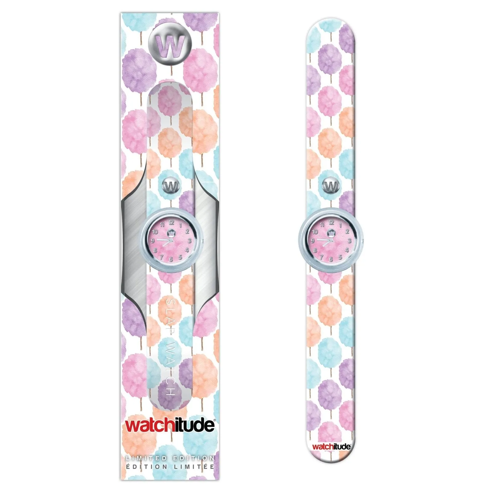 Cotton Candy Watchitude Kids Slap Watch