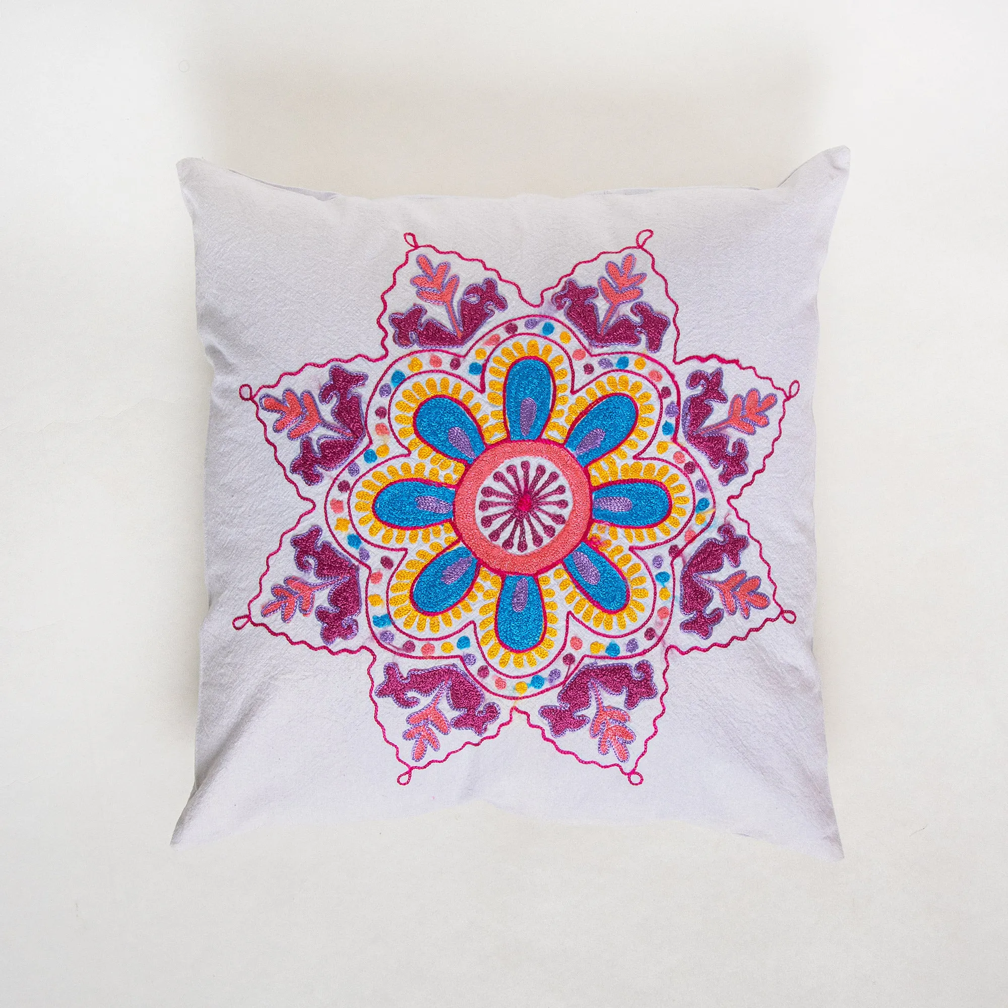 Cotton Cushion Cover Embroidery Beautiful Designs