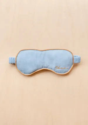 Cotton Eye Mask in Blue