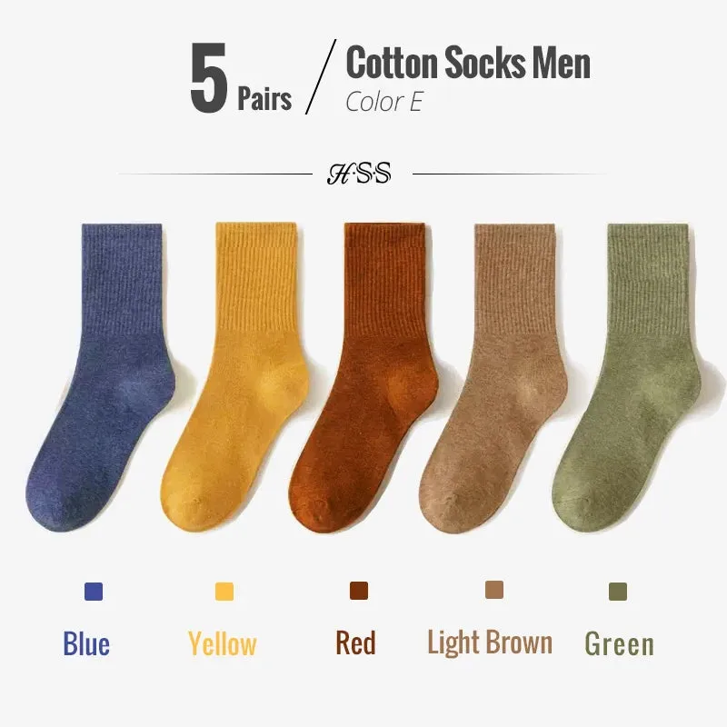 Cotton Multicolored Socks 5 Pack