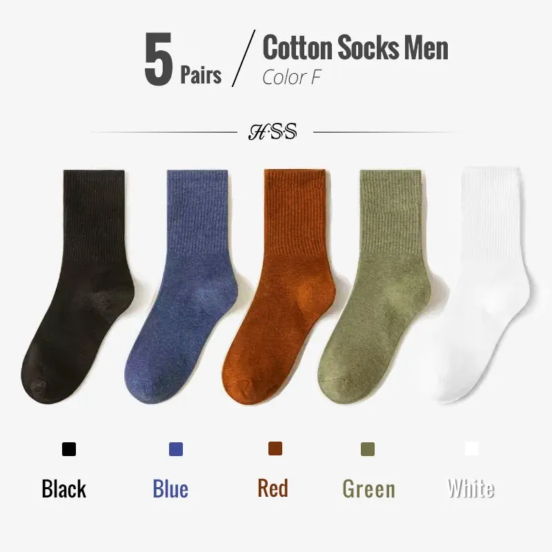 Cotton Multicolored Socks 5 Pack