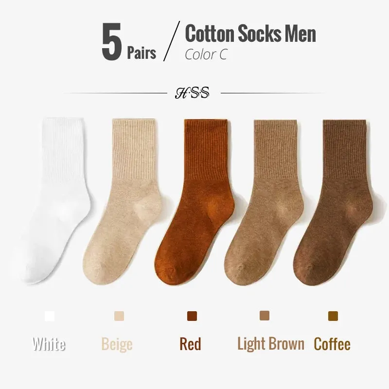 Cotton Multicolored Socks 5 Pack