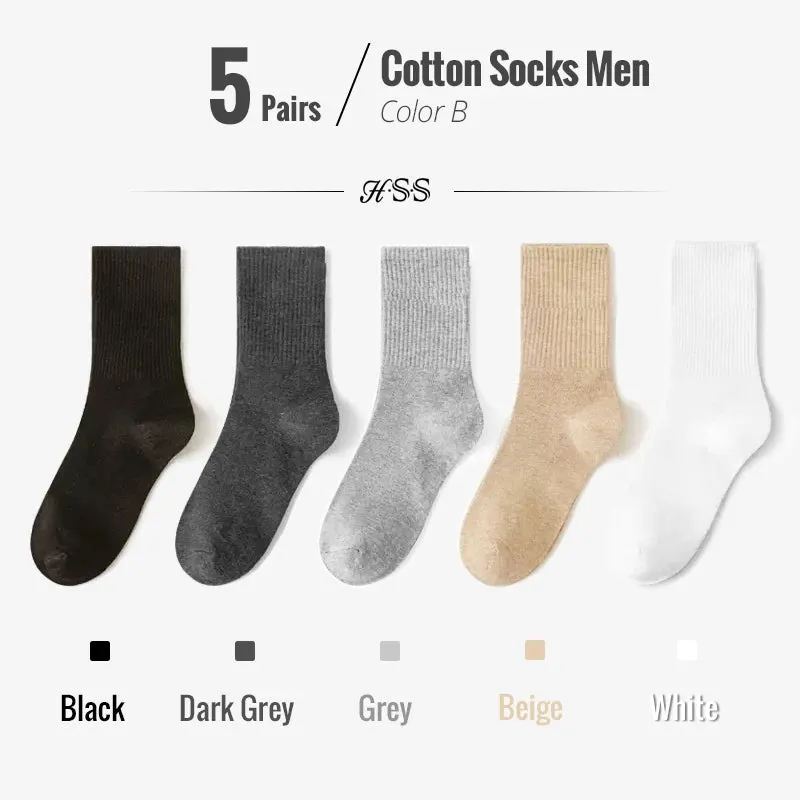 Cotton Multicolored Socks 5 Pack