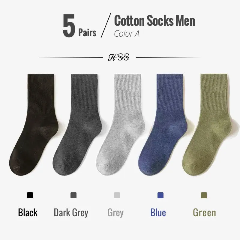 Cotton Multicolored Socks 5 Pack