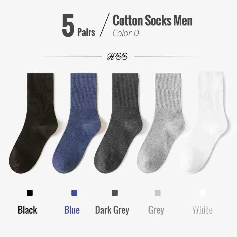 Cotton Multicolored Socks 5 Pack