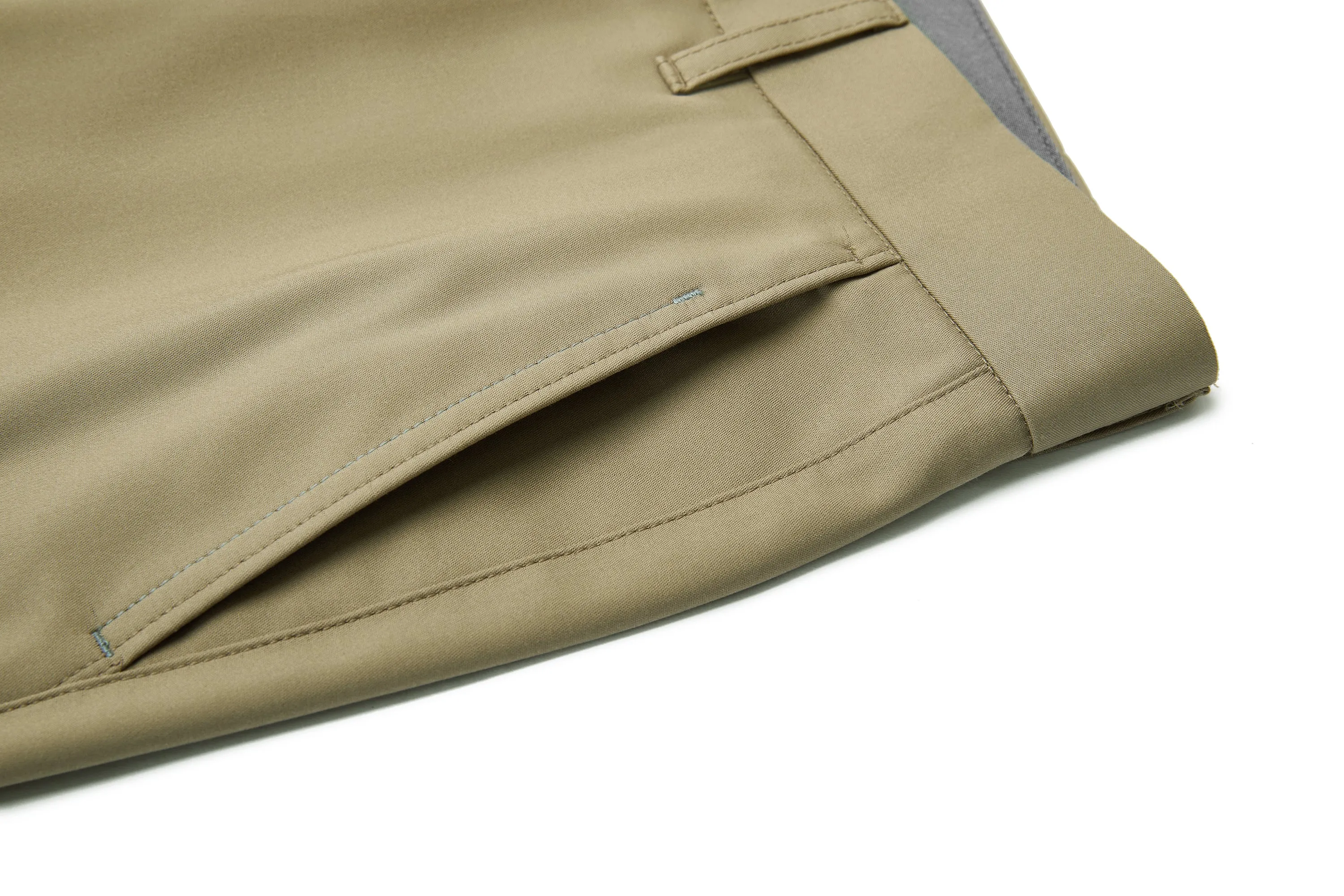 Cotton Nylon Stretch Casual Pants