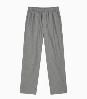 Cotton Poplin Pants Gray