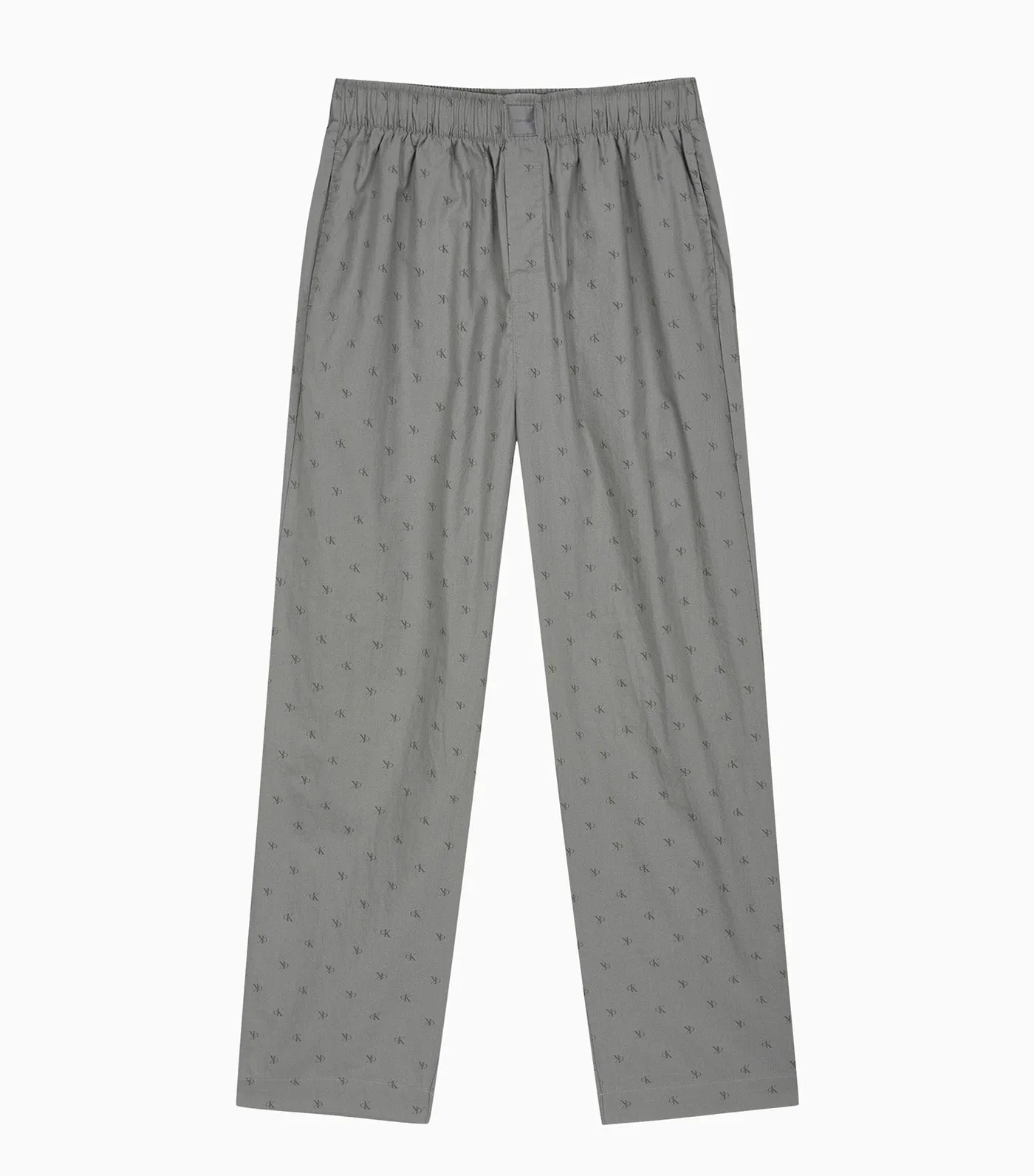 Cotton Poplin Pants Gray