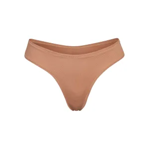 COTTON RIB DIPPED THONG | SEDONA