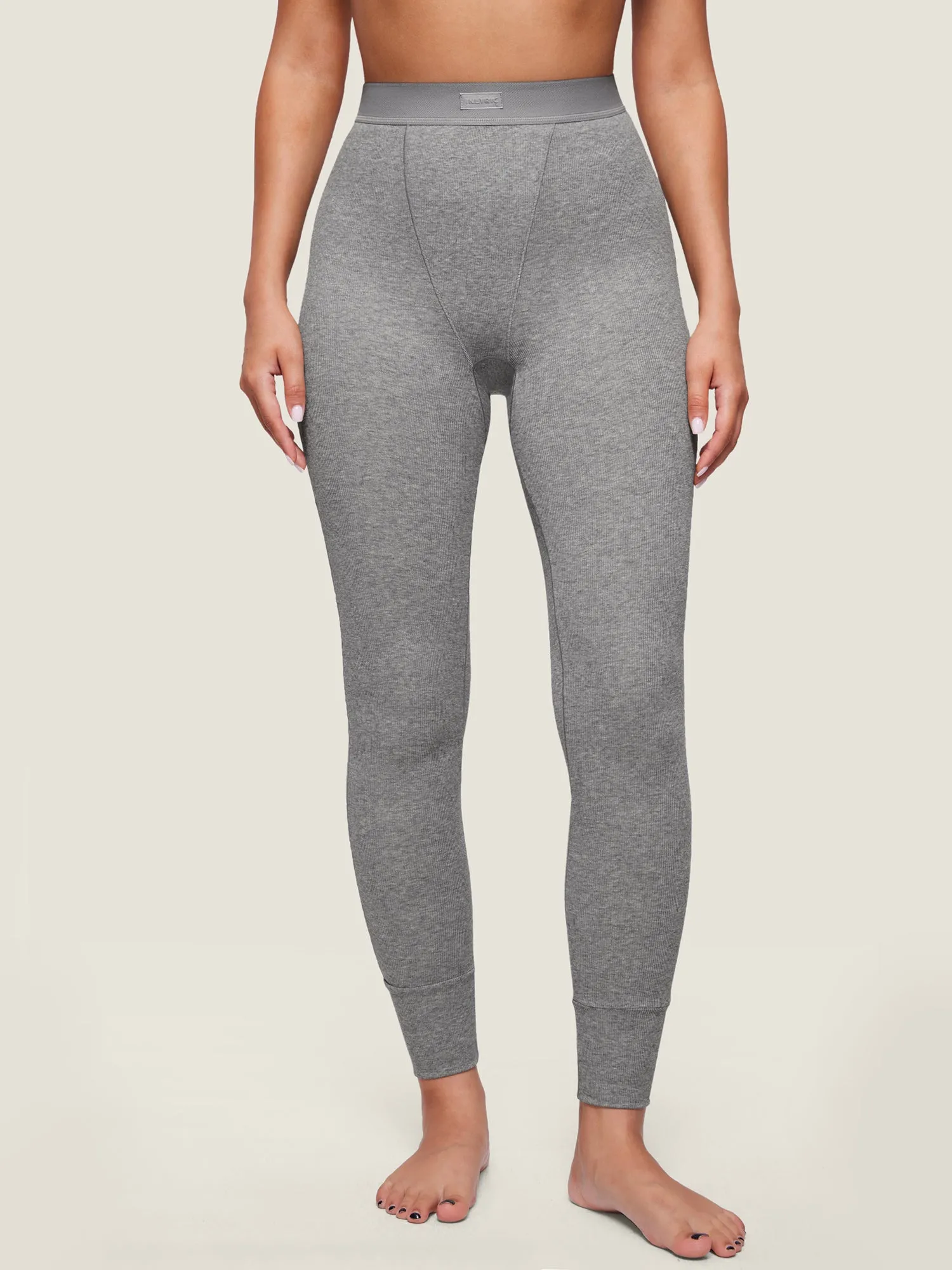 Cotton Rib High Waisted Legging