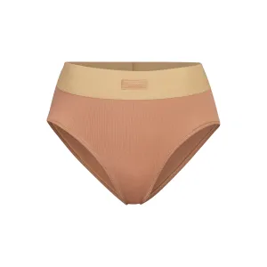 COTTON RIB MID RISE BRIEF | SEDONA