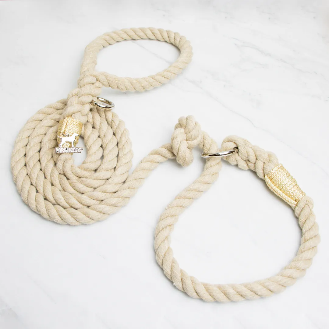 Cotton Rope Slip Leash