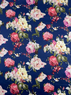 Cotton Sateen - Pixel Flora - 120cm