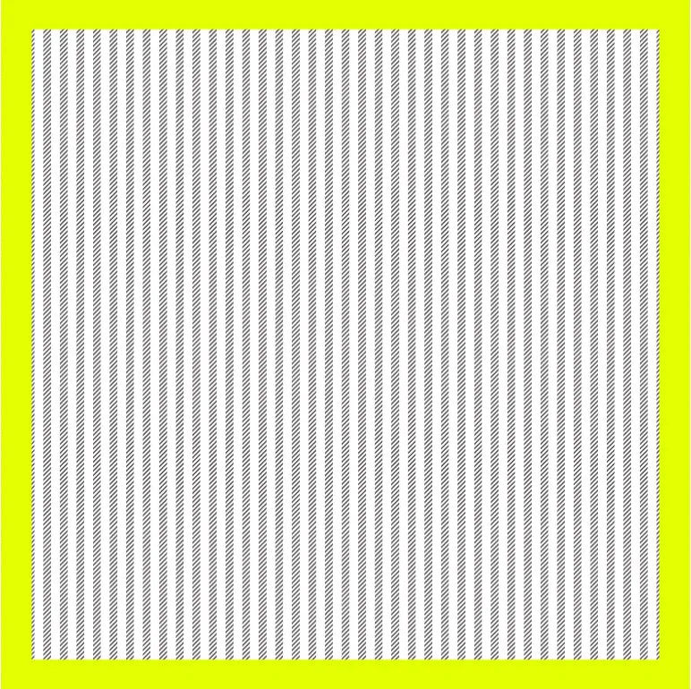 Cotton Stripe (YELLOW) - (SQUARE)