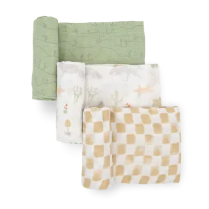 Cotton Swaddle Set, Desert Night