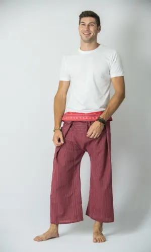 Cotton Thai Fisherman Yoga Massage Pants Rose