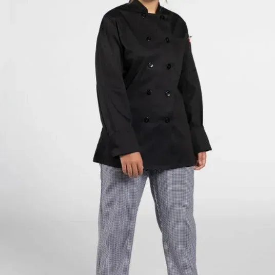 Cotton Twill Women Chef Coat 2 PK