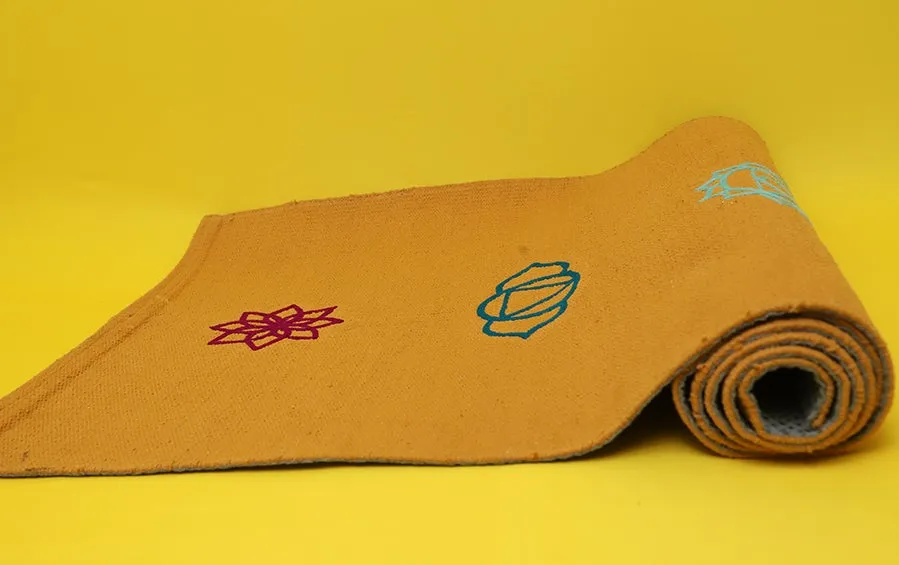 Cotton Yoga Mat - Yantras - Indic Inspirations