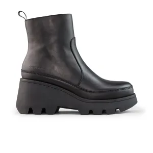 Cougar Villa Waterproof Wedge Boot (Women) - Black