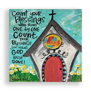 Count Your Blessings - Wrapped Canvas