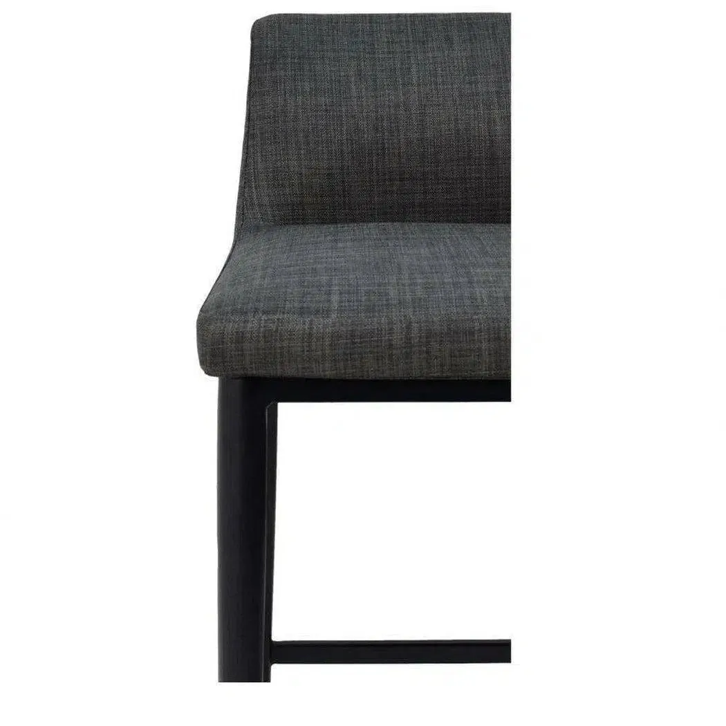 Counter Stool Charcoal Grey Contemporary