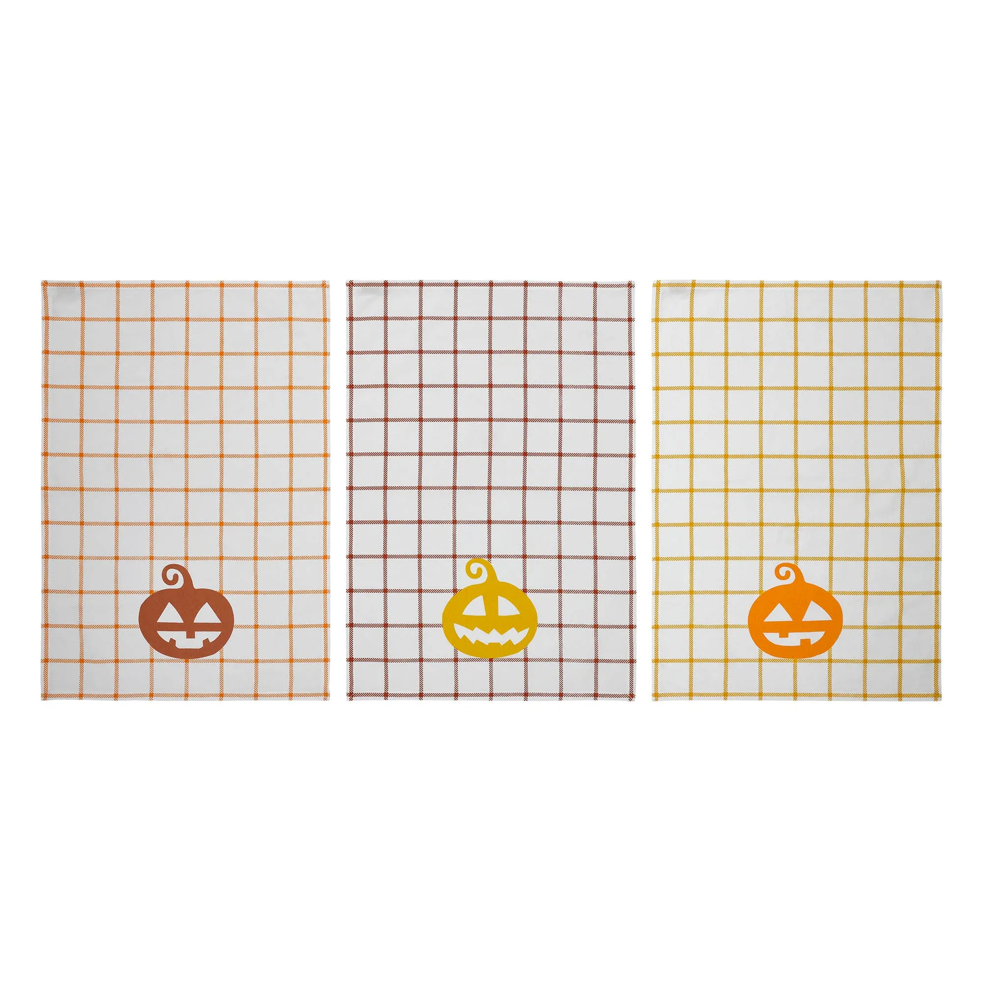 Country Halloween Tea Towel Set of 3 19x28