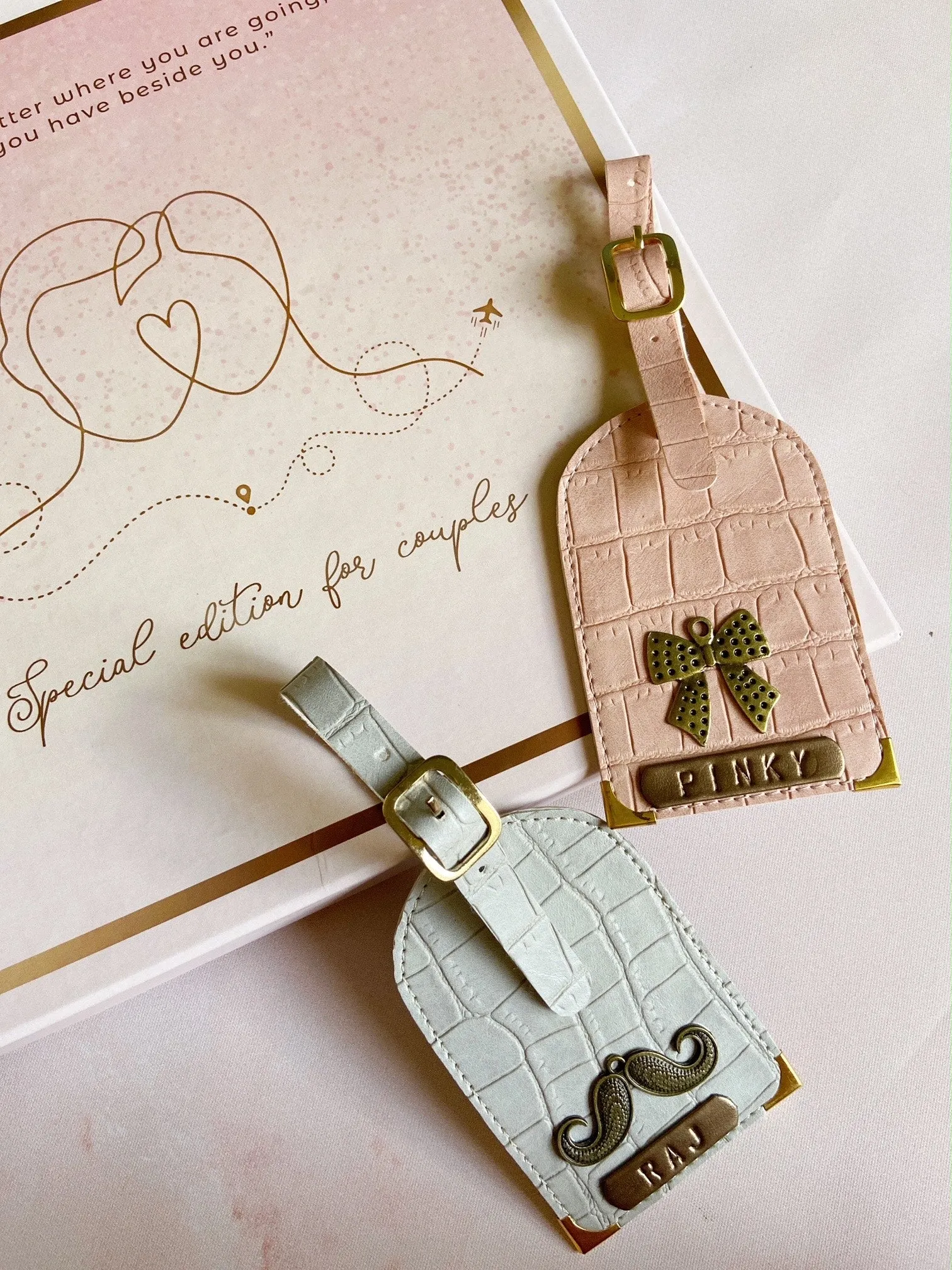 Couple Passport Cover & Luggage Tag