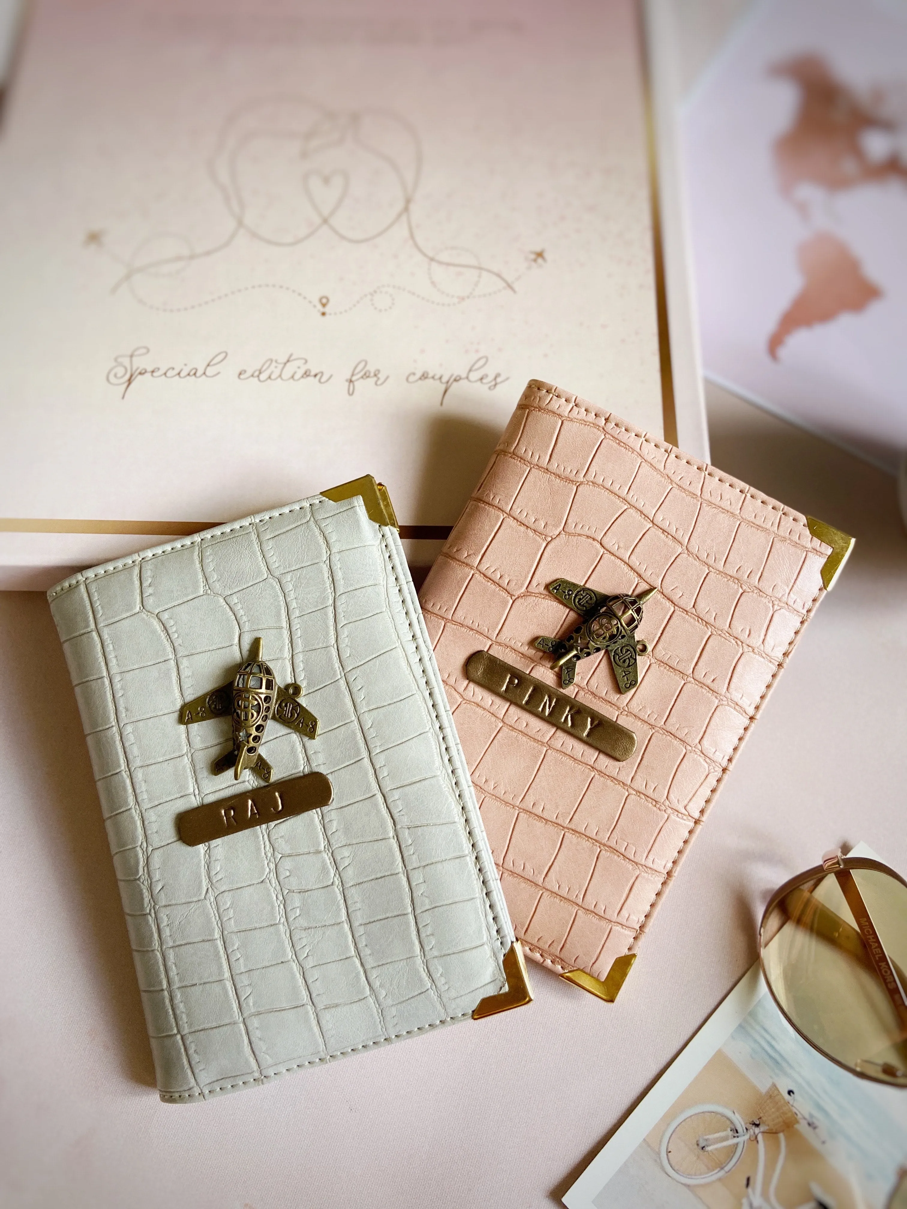 Couple Passport Cover & Luggage Tag