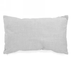 Coussin 12 po x 20 po gris pâle