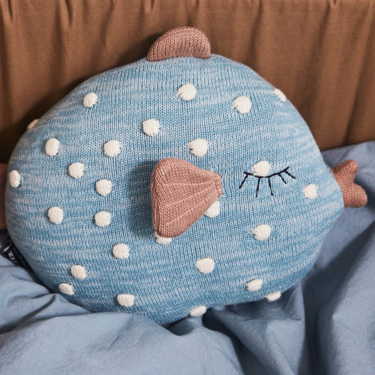 Coussin Petit Finn - Bleu