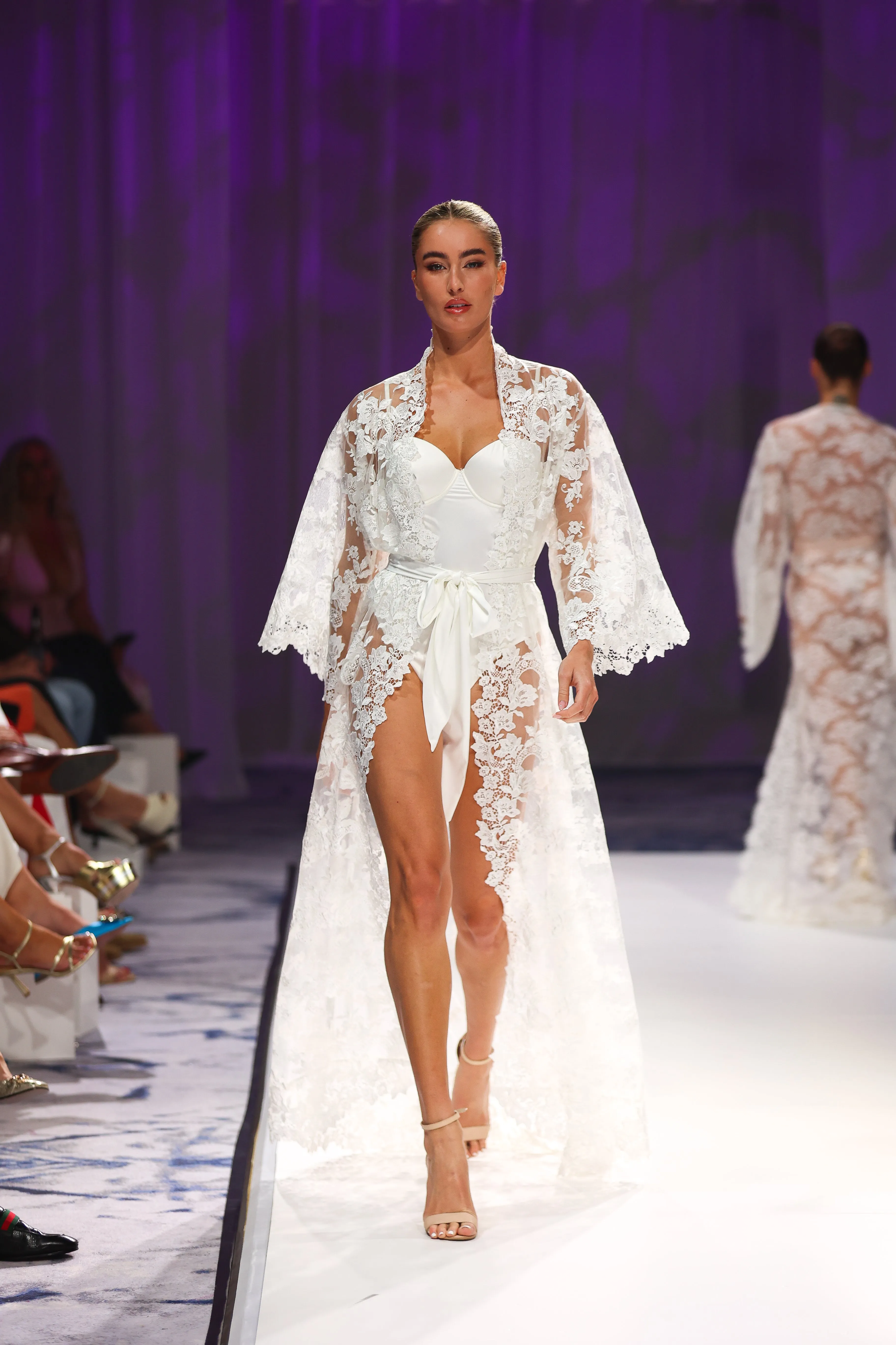 Couture Luxury Robe Collection: Marié Lace Robe