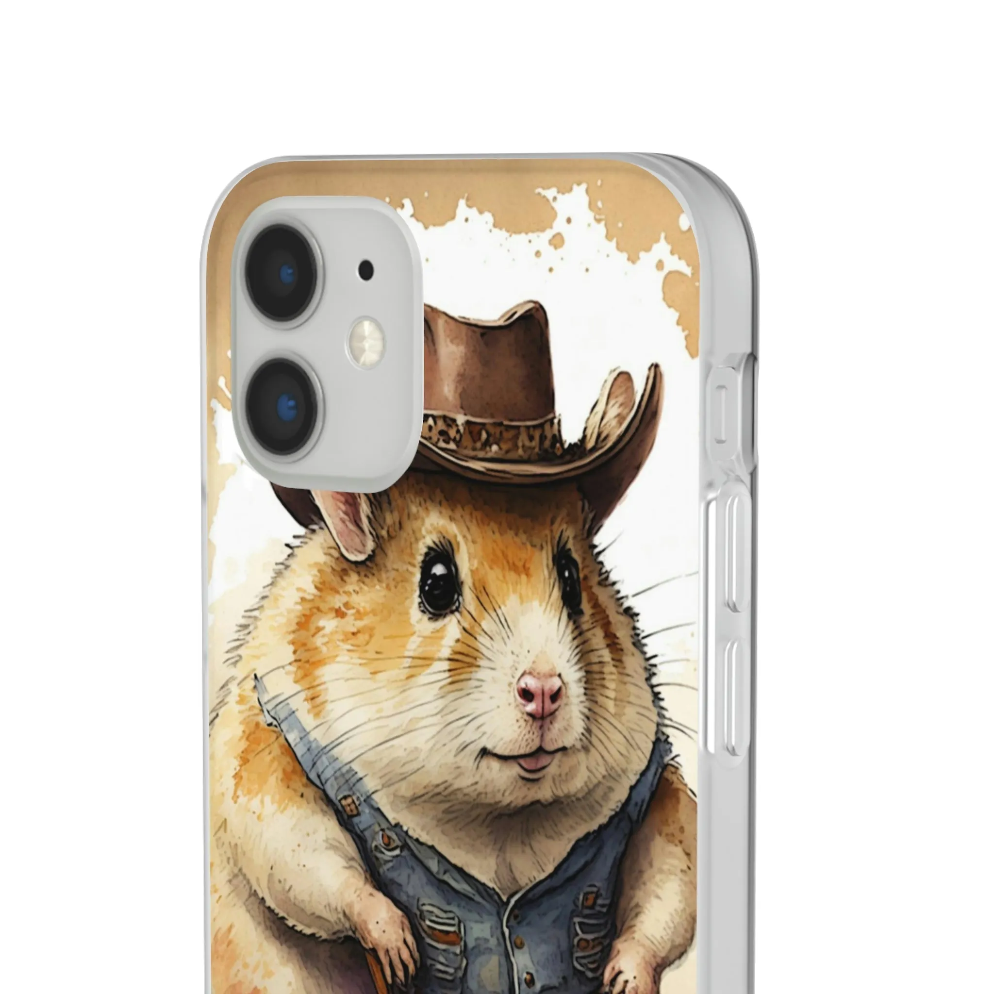 Cowboy Hamster Flexi Phone Cases