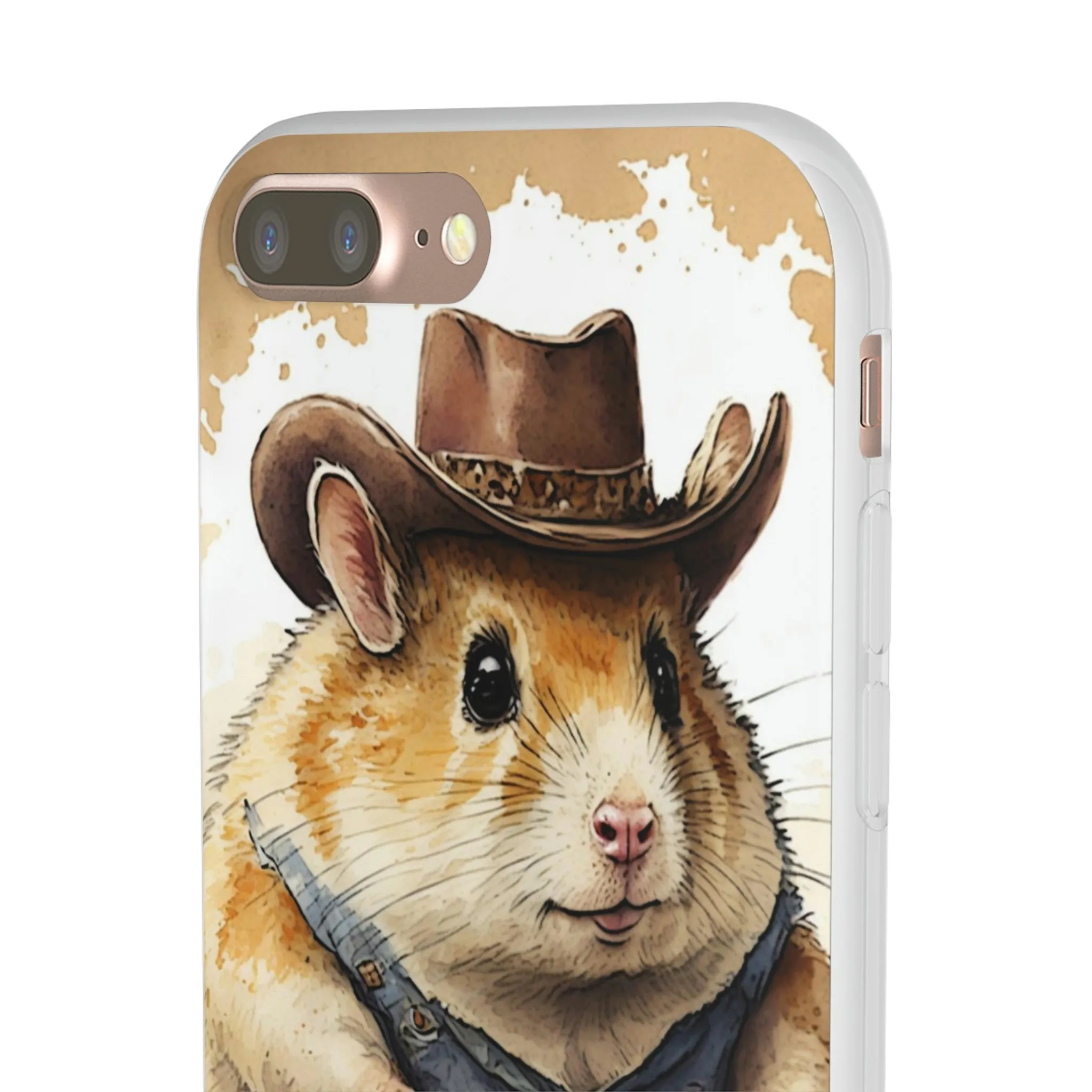 Cowboy Hamster Flexi Phone Cases