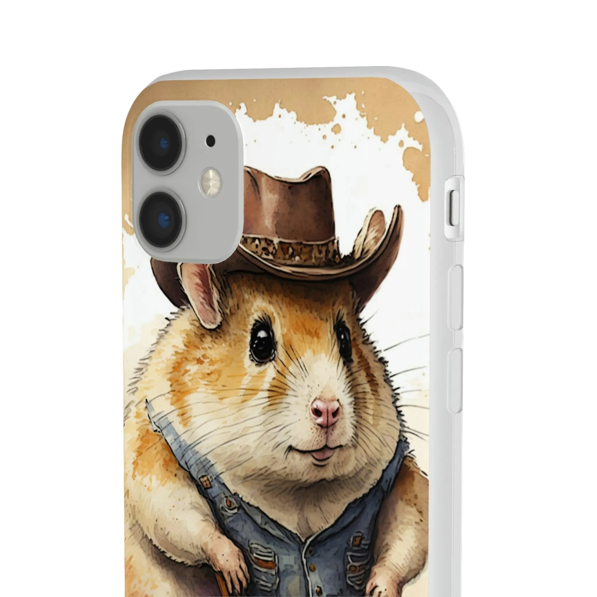 Cowboy Hamster Flexi Phone Cases