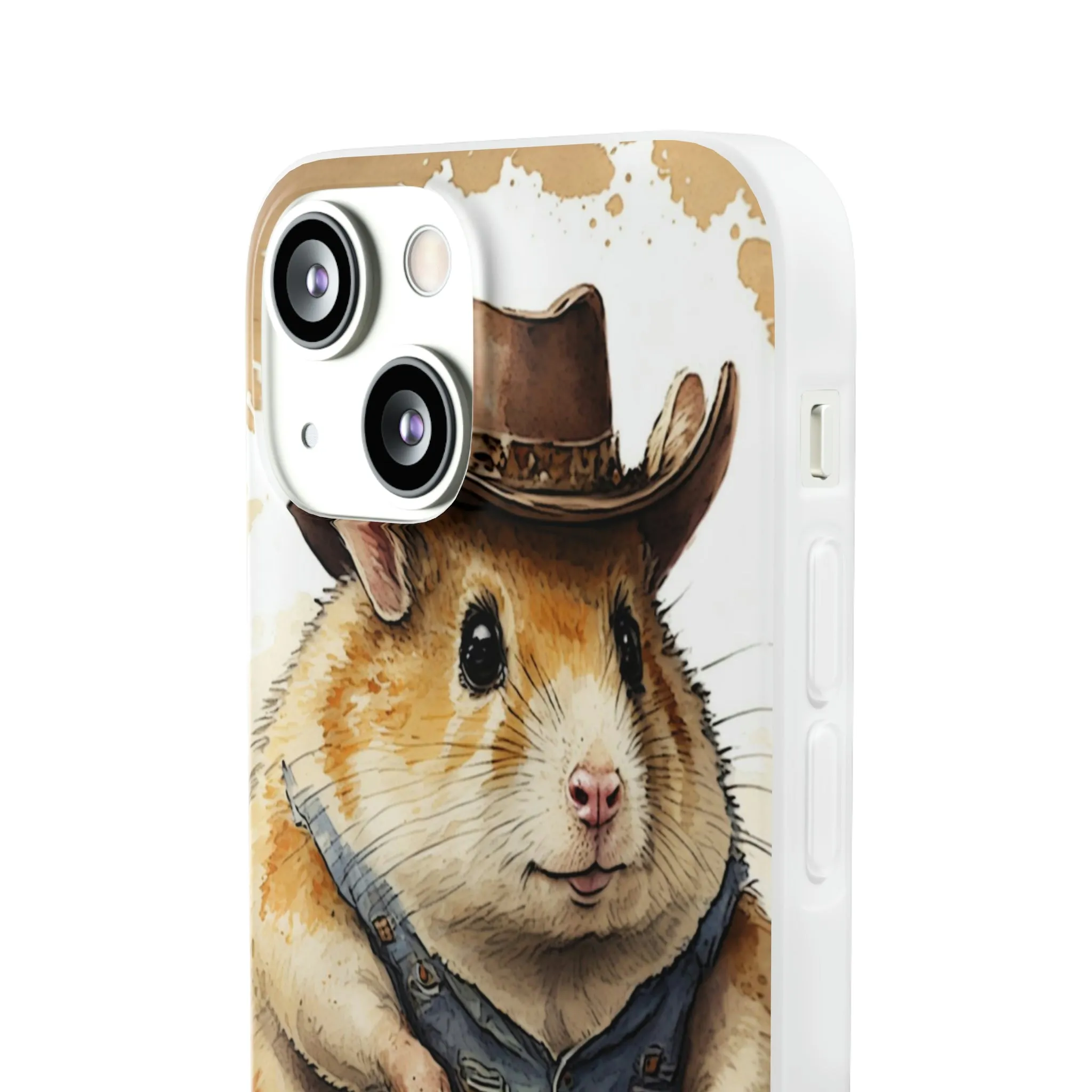 Cowboy Hamster Flexi Phone Cases