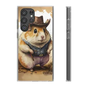 Cowboy Hamster Flexi Phone Cases