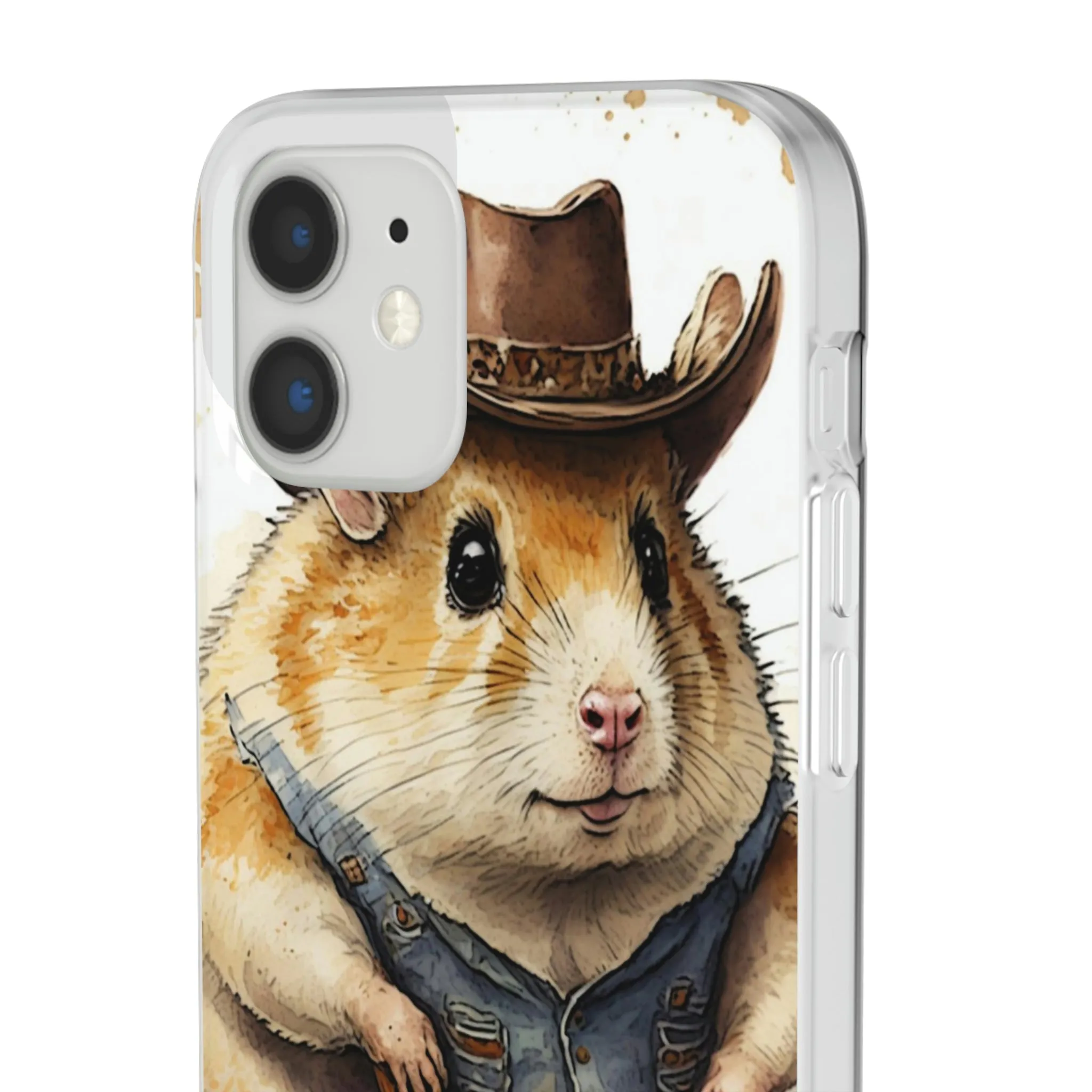 Cowboy Hamster Flexi Phone Cases