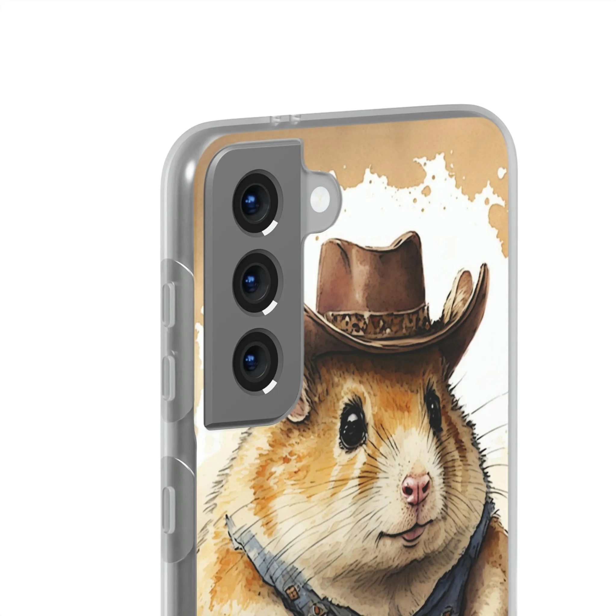 Cowboy Hamster Flexi Phone Cases