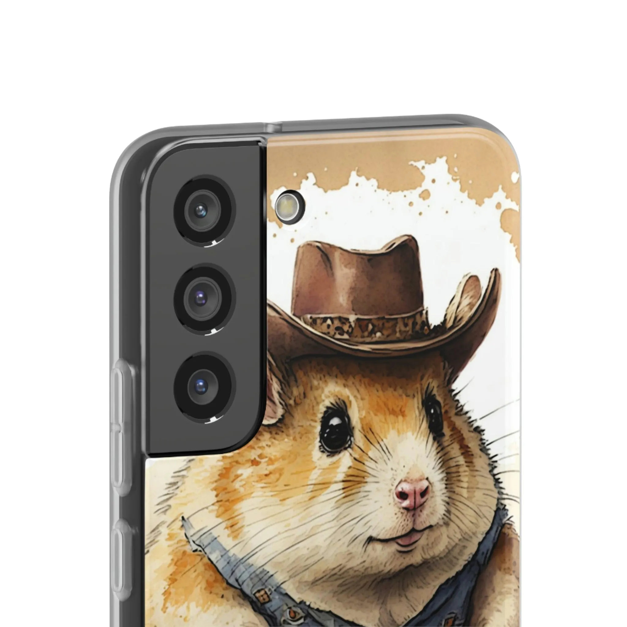 Cowboy Hamster Flexi Phone Cases