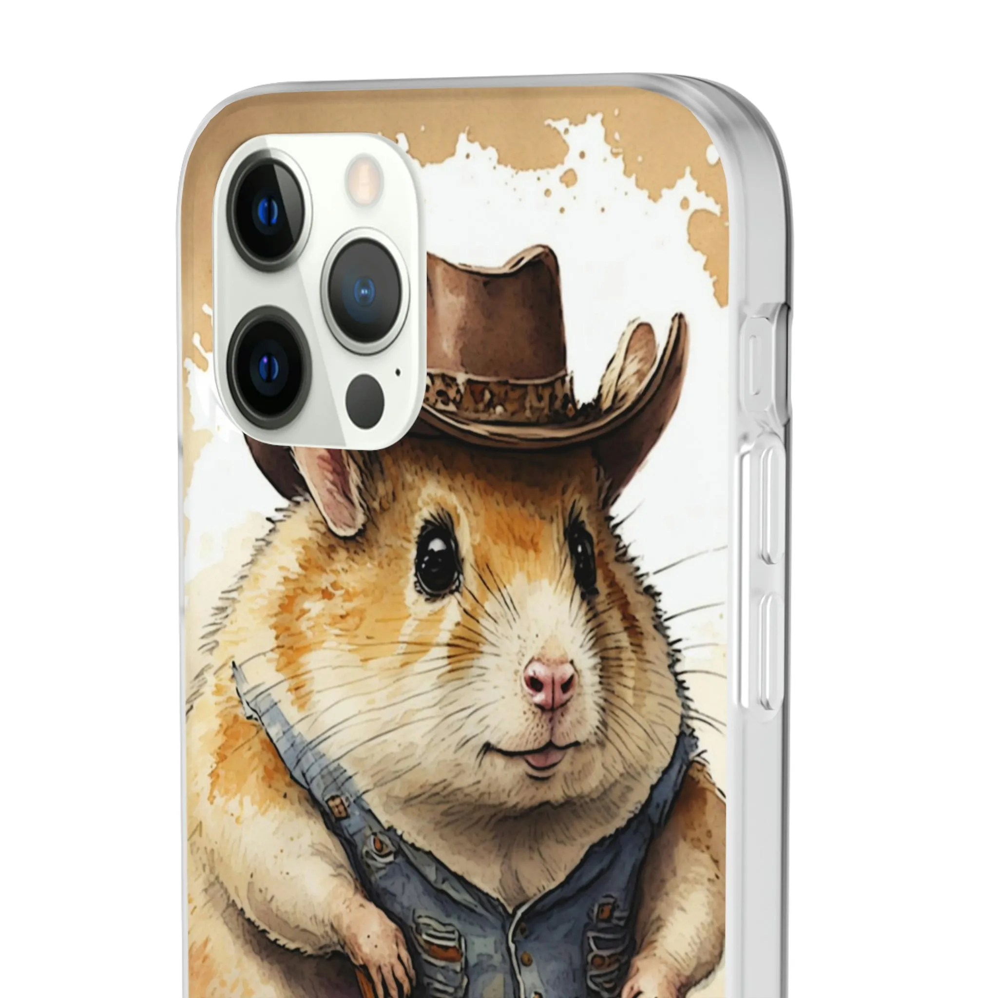 Cowboy Hamster Flexi Phone Cases