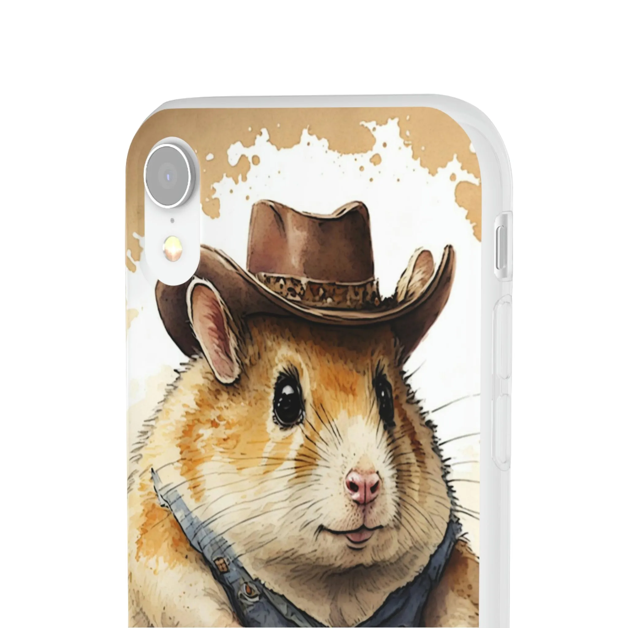 Cowboy Hamster Flexi Phone Cases