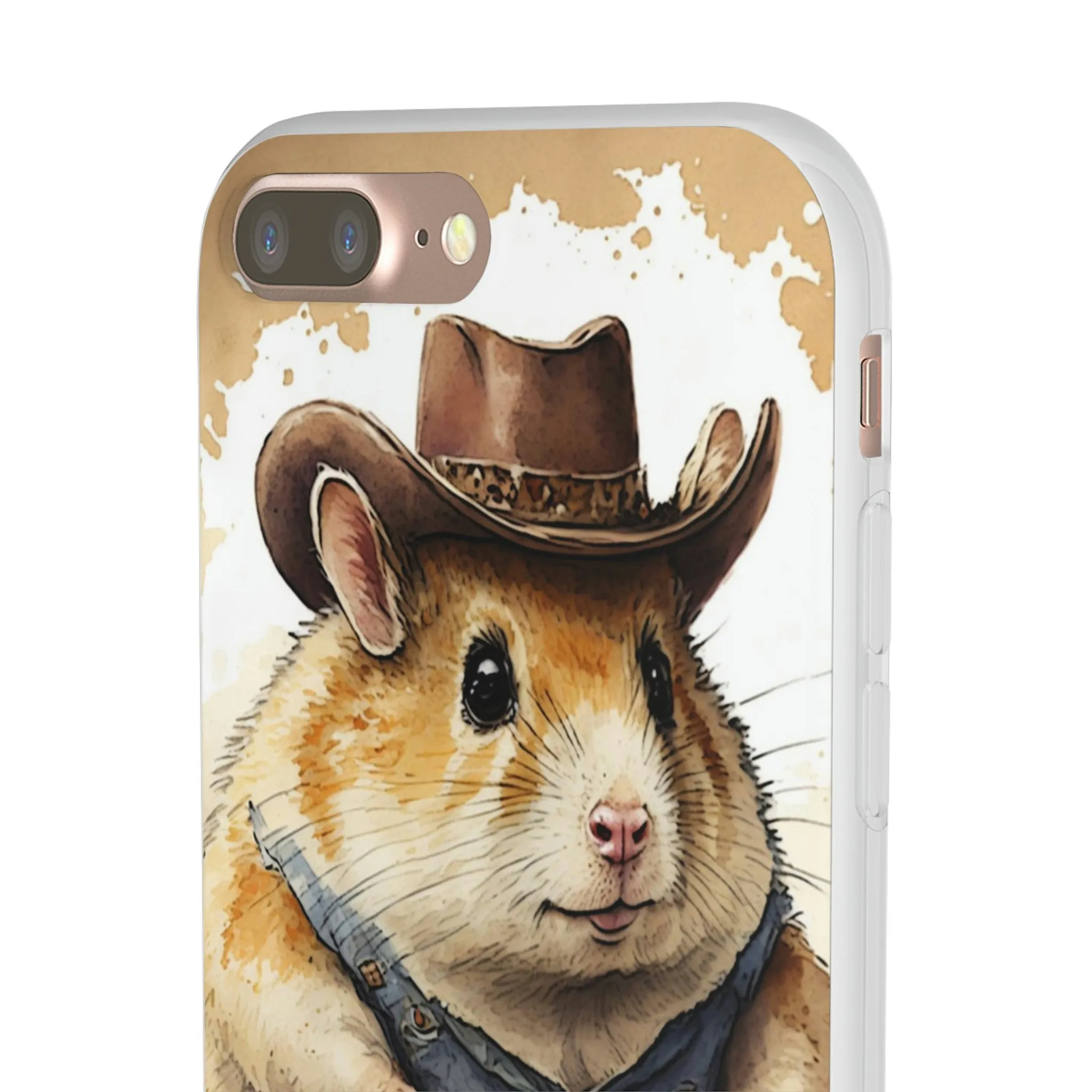 Cowboy Hamster Flexi Phone Cases