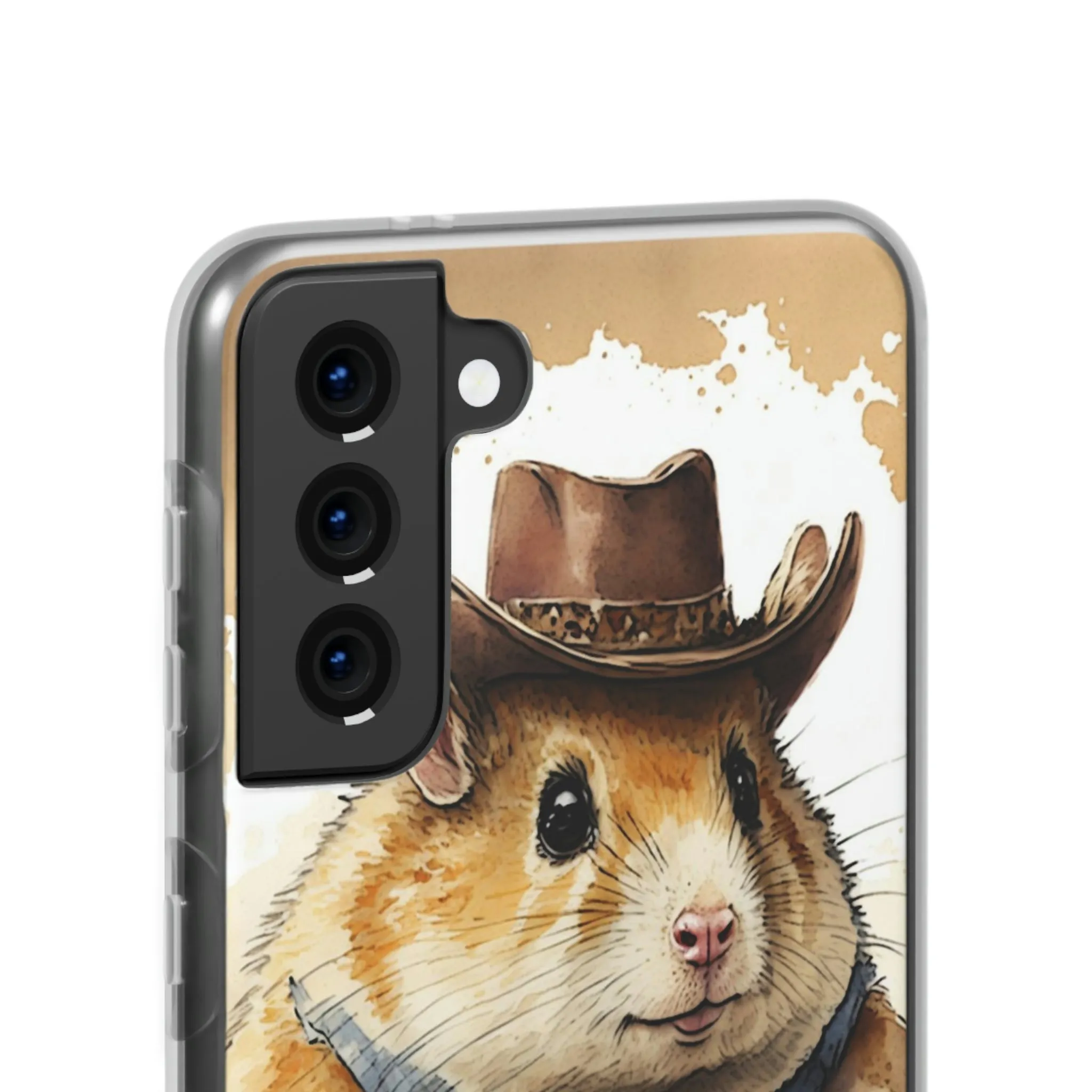 Cowboy Hamster Flexi Phone Cases