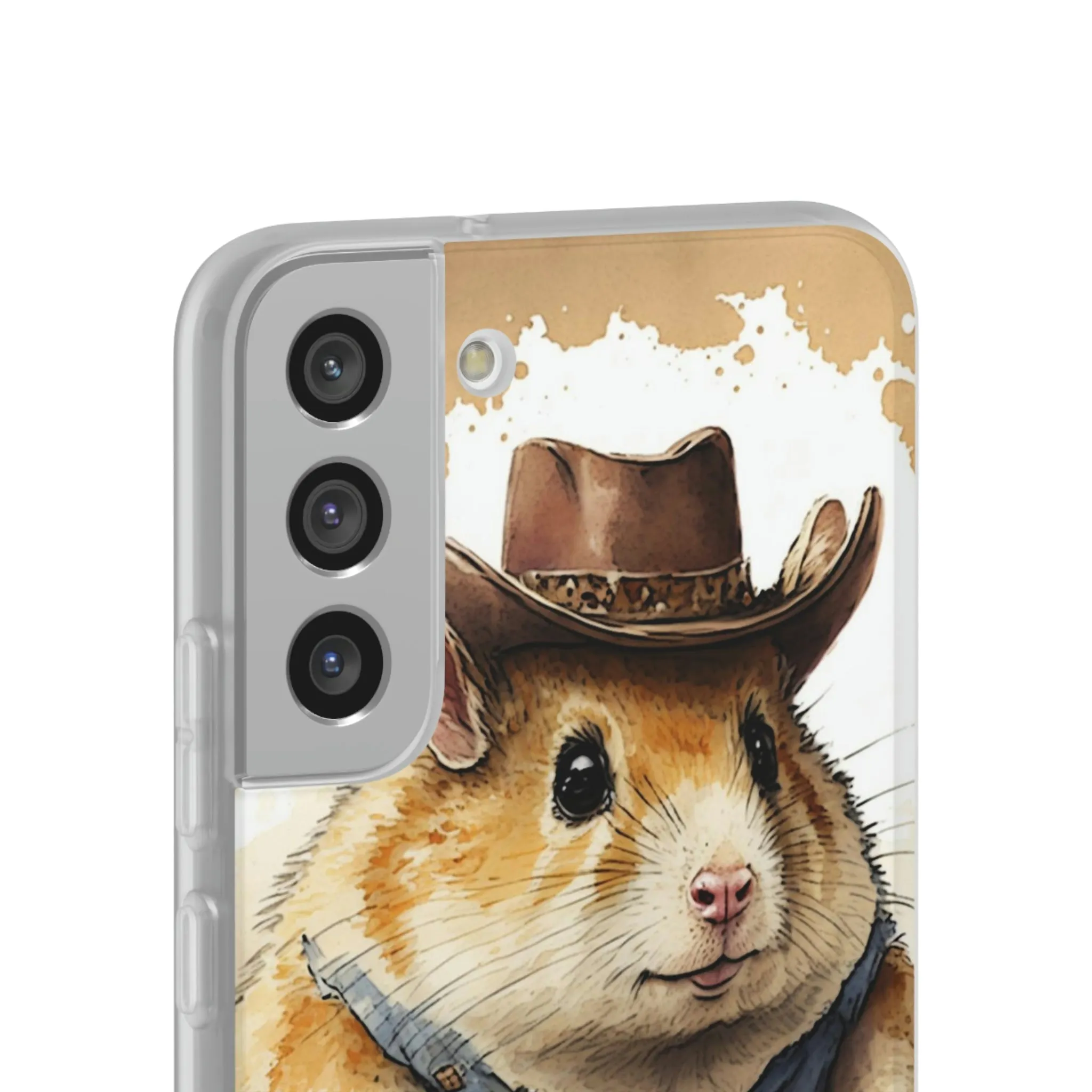 Cowboy Hamster Flexi Phone Cases